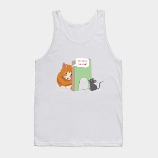 Cat and mouse Tank Top